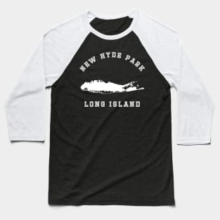 New Hyde Park Long Island (Dark Colors) Baseball T-Shirt
